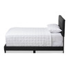 Baxton Studio Brookfield Modern Charcoal Grey King Size Bed 134-7400